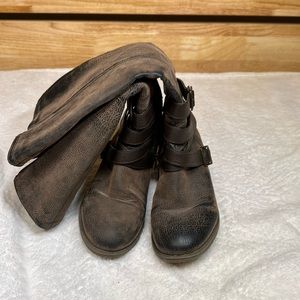 Tall brown boots